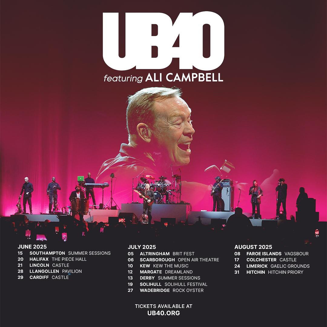 Ali Campbell Tour Poster 2025